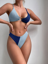 Biquíni Asa Delta com Bojo Feminino Canelado Duas Cores