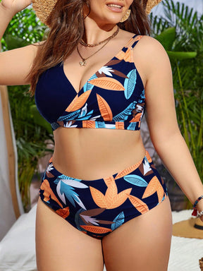 Biquíni Plus Size Alta Sustentação Estampa Floral
