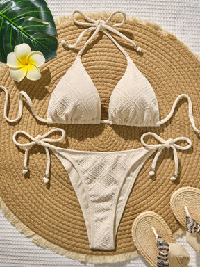 Biquíni Cortininha com Bojo de Amarrar 
