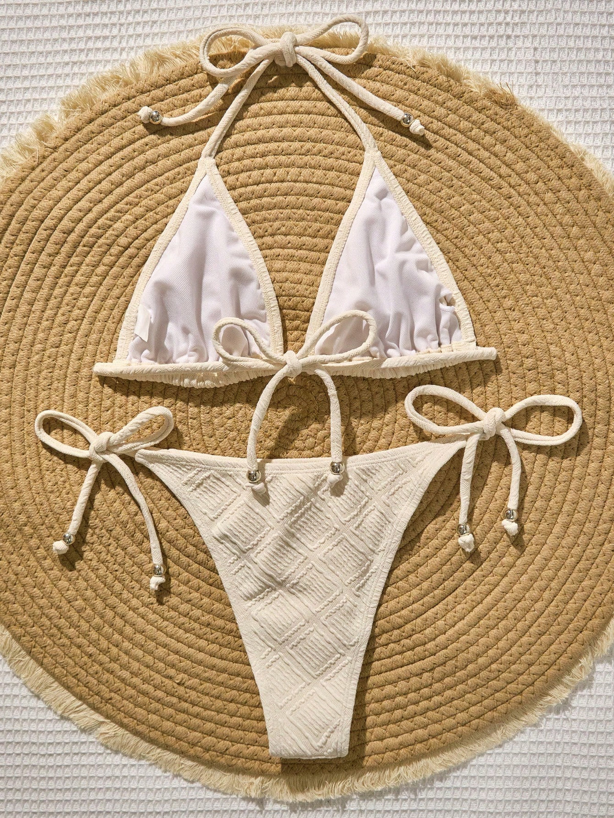 Biquíni Cortininha com Bojo de Amarrar 