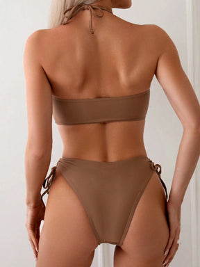 Biquíni Feminino Tomara que Caia Canelado