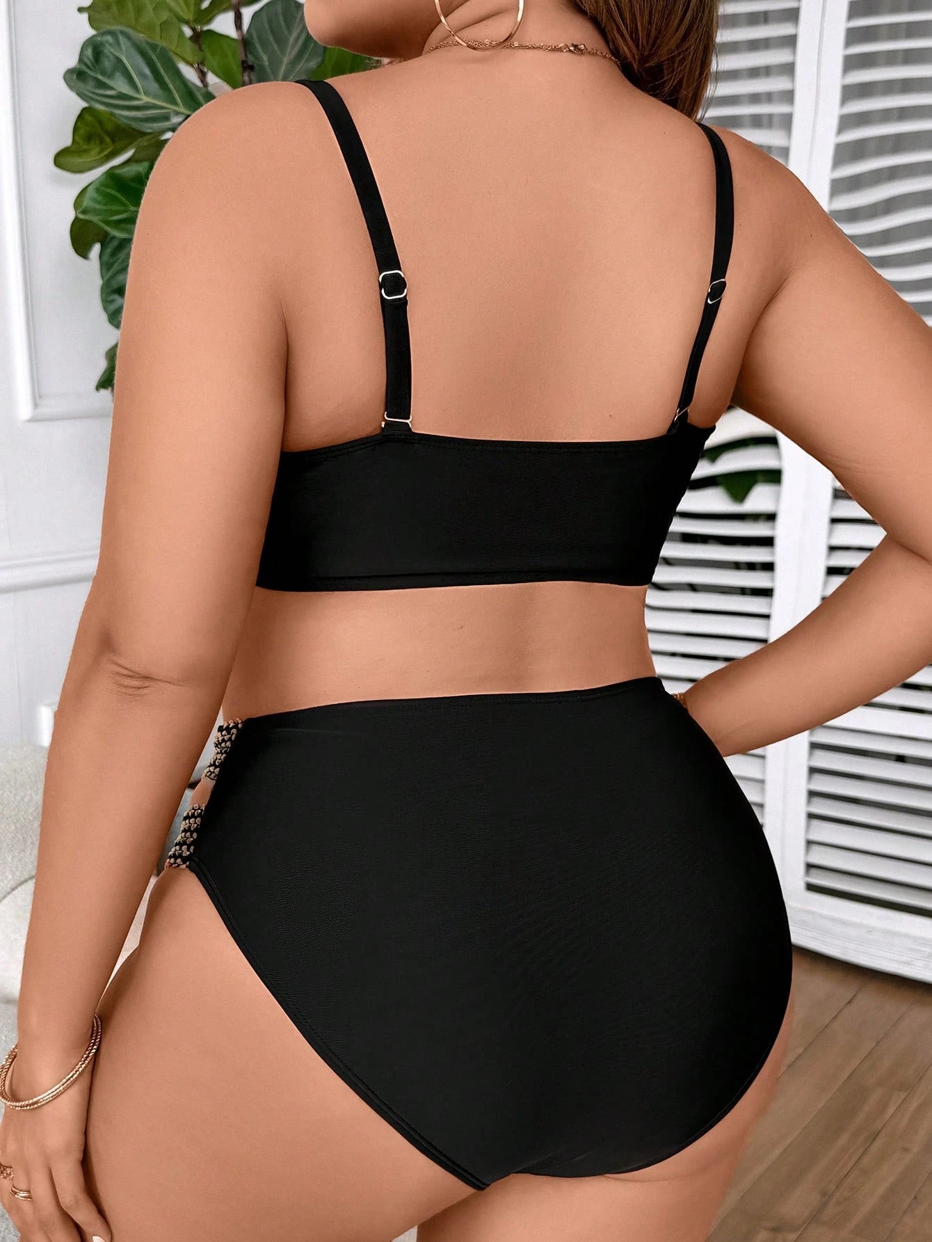 Biquíni Sexy Plus Size com Bojo Argola no Busto