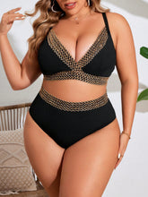 Biquíni Elegante Plus Size Decote V Cintura Alta