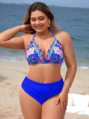 Biquíni Plus Size Cintura Alta Estampado