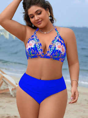 Biquíni Plus Size Cintura Alta Estampado