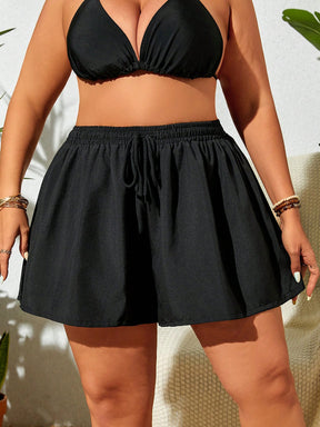 Saída de Praia Short Plus Size Soltinho