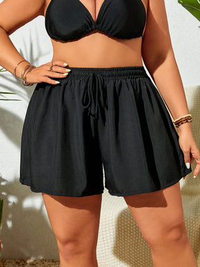 Saída de Praia Short Plus Size Soltinho