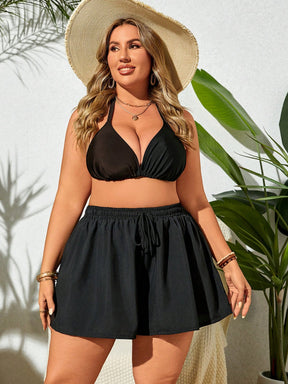 Saída de Praia Short Plus Size Soltinho