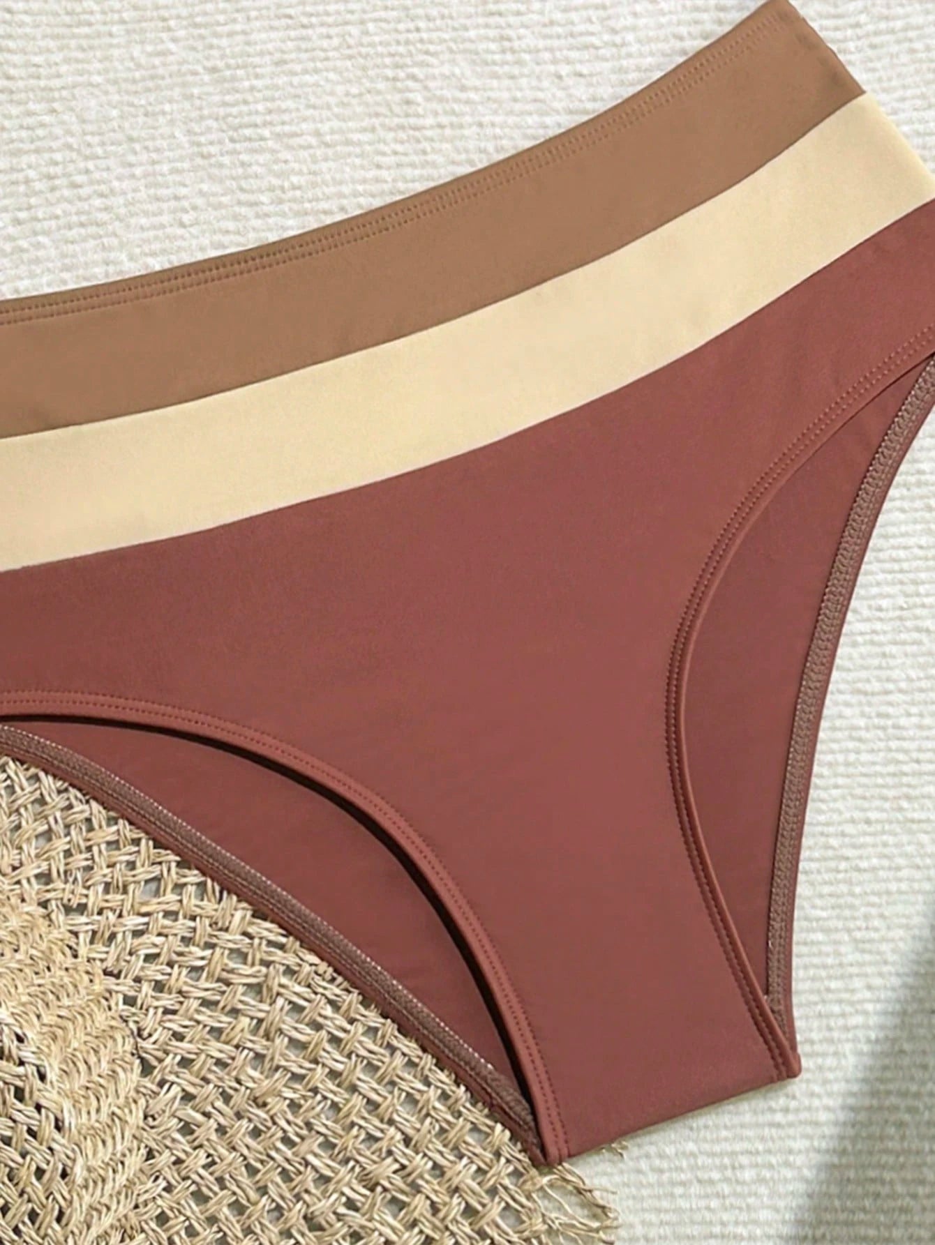 Biquíni Hot Pant Alça Grossa Três Cores