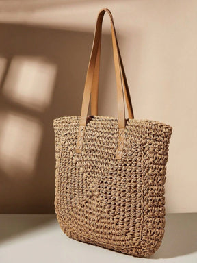 Bolsa de Praia de Palha Quadrada