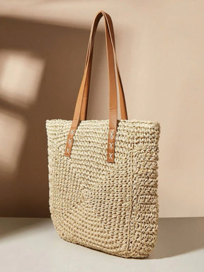 Bolsa de Praia de Palha Quadrada