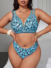 Biquíni Tanga Plus Size Estampado Alta Sustentação