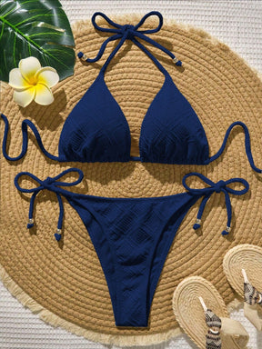 Biquíni Cortininha com Bojo de Amarrar 