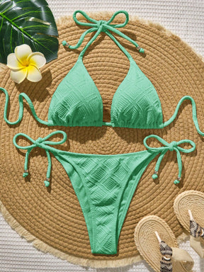 Biquíni Cortininha com Bojo de Amarrar 