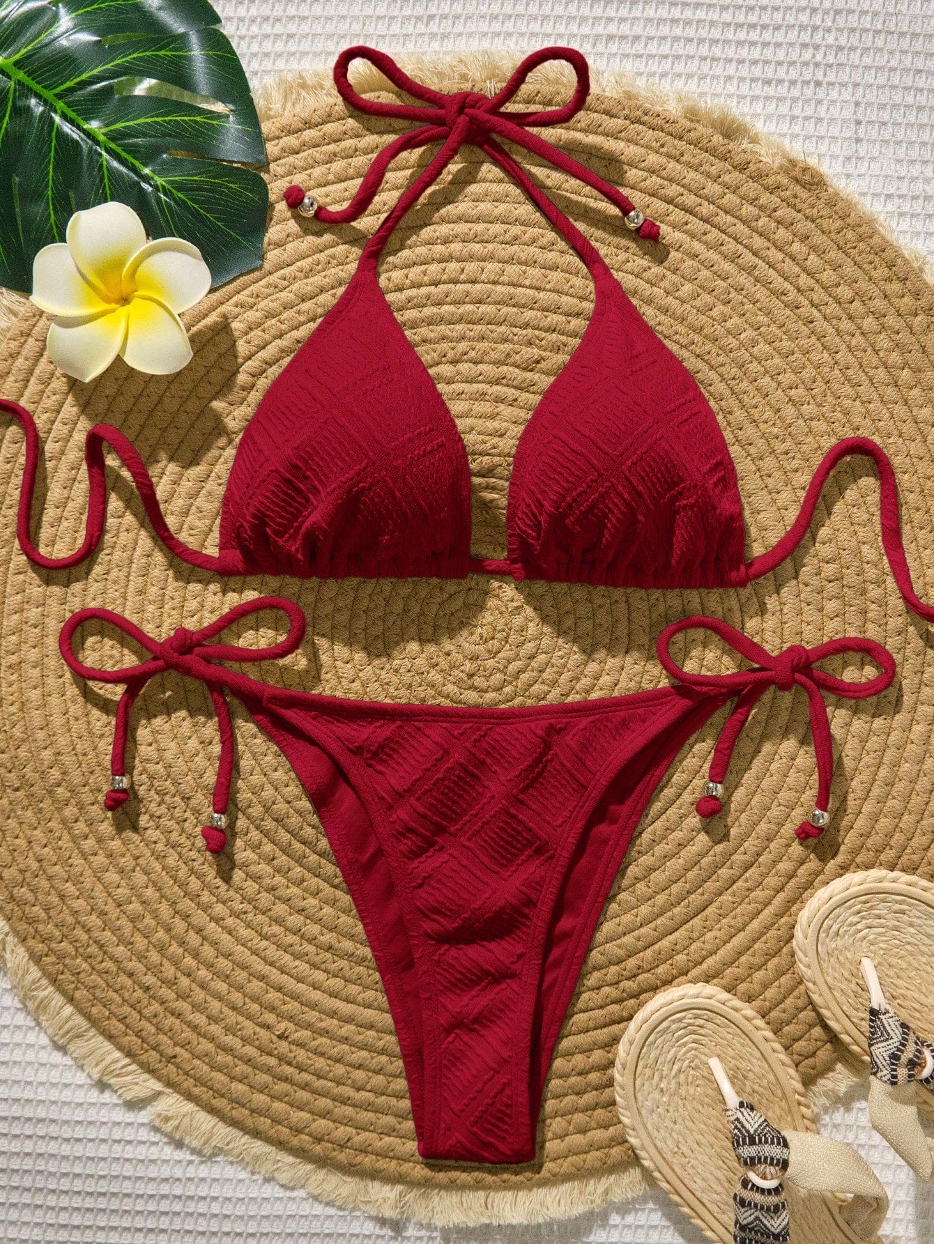 Biquíni Cortininha com Bojo de Amarrar 