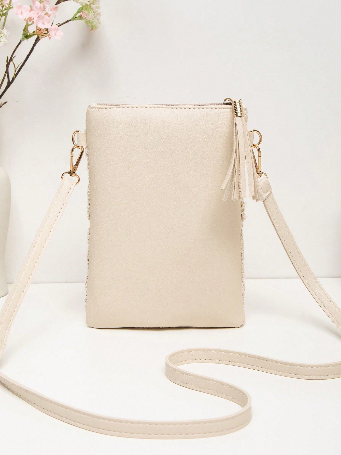 Bolsa de Crochê Pequena para Celular