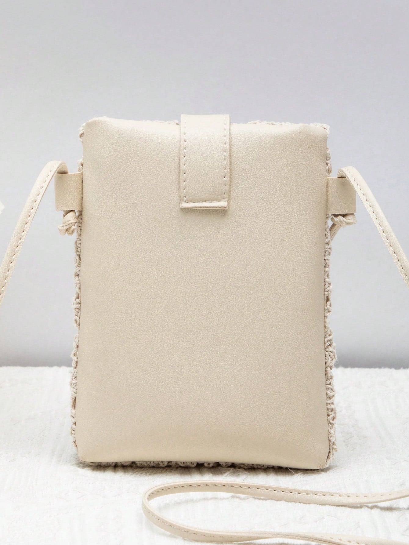 Bolsa de Crochê Pequena para Celular