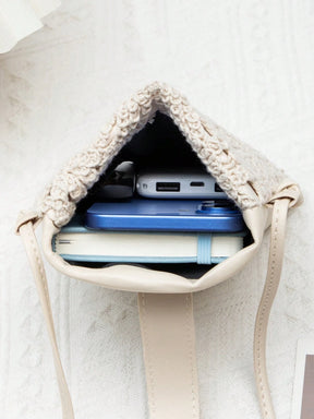 Bolsa de Crochê Pequena para Celular