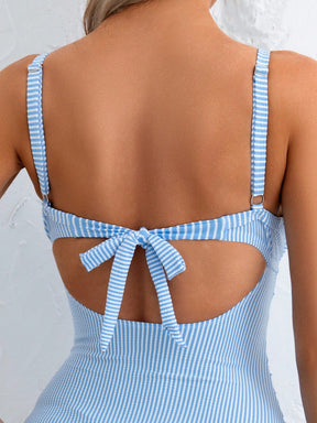 Maiô Listrado com Bojo Feminino